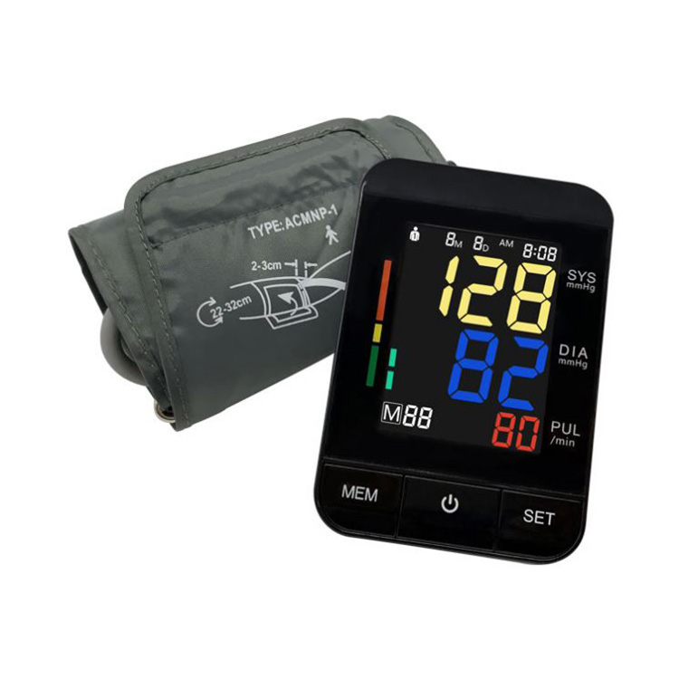 Sphygmomanometer Aneroid Digital Lengan Atas Portabel Otomatis